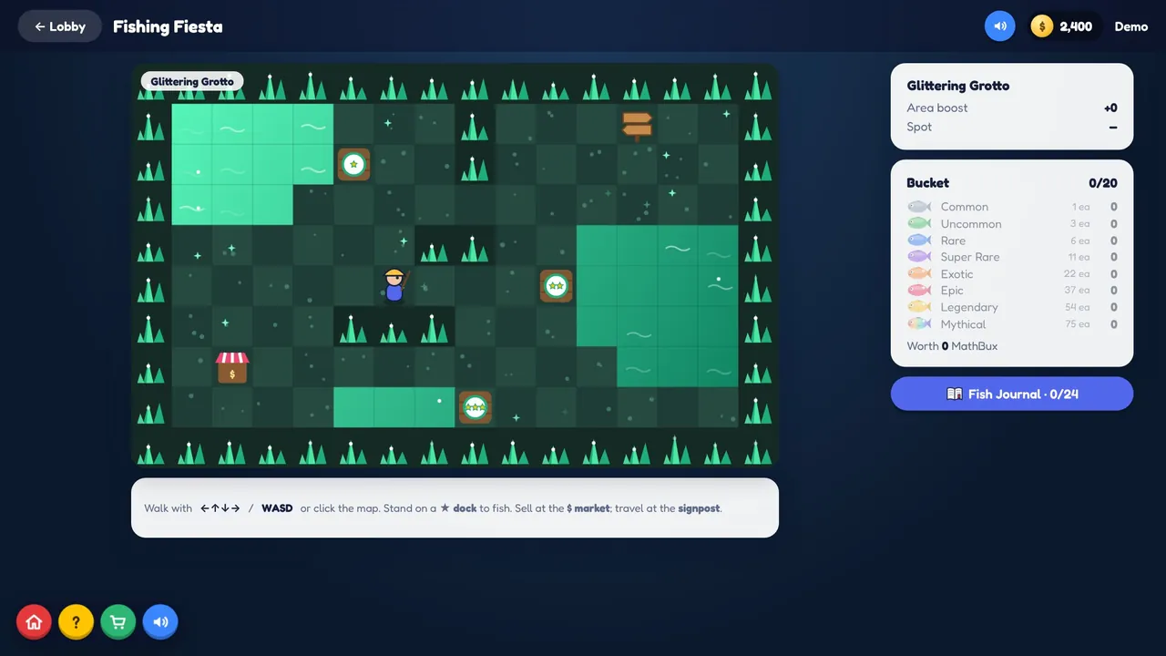 Fishing Fiesta game screen