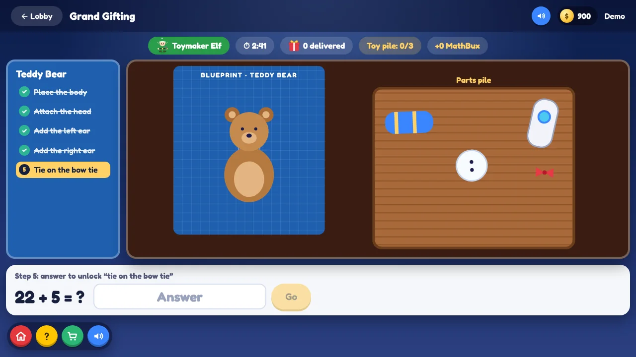 Grand Gifting game screen
