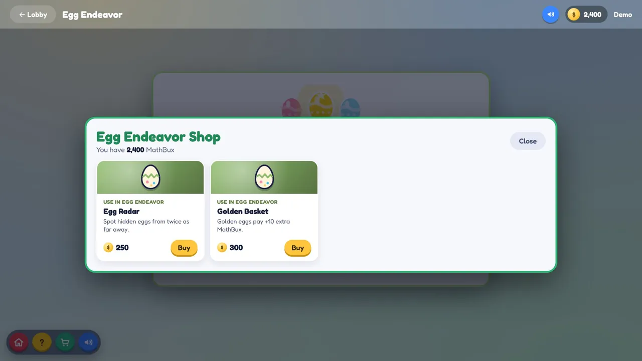 A game shop with passes
